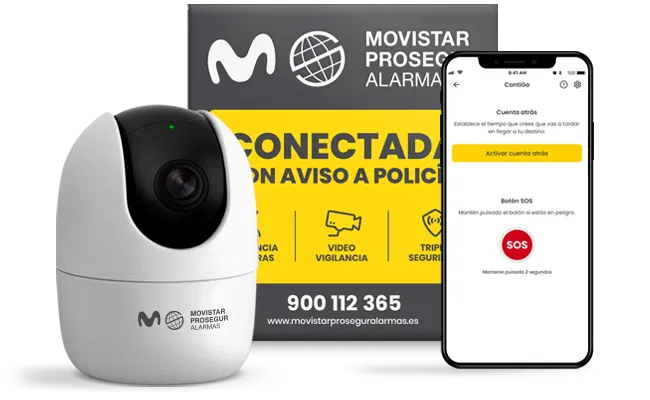 Cámaras de vigilancia  Movistar Prosegur Alarmas